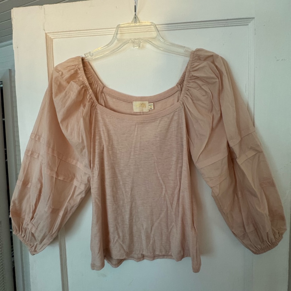 NATION Emmeline Pin-tucked Top xs